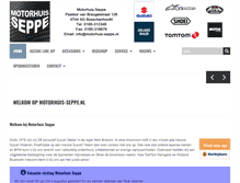 Tablet Screenshot of motorhuis-seppe.nl